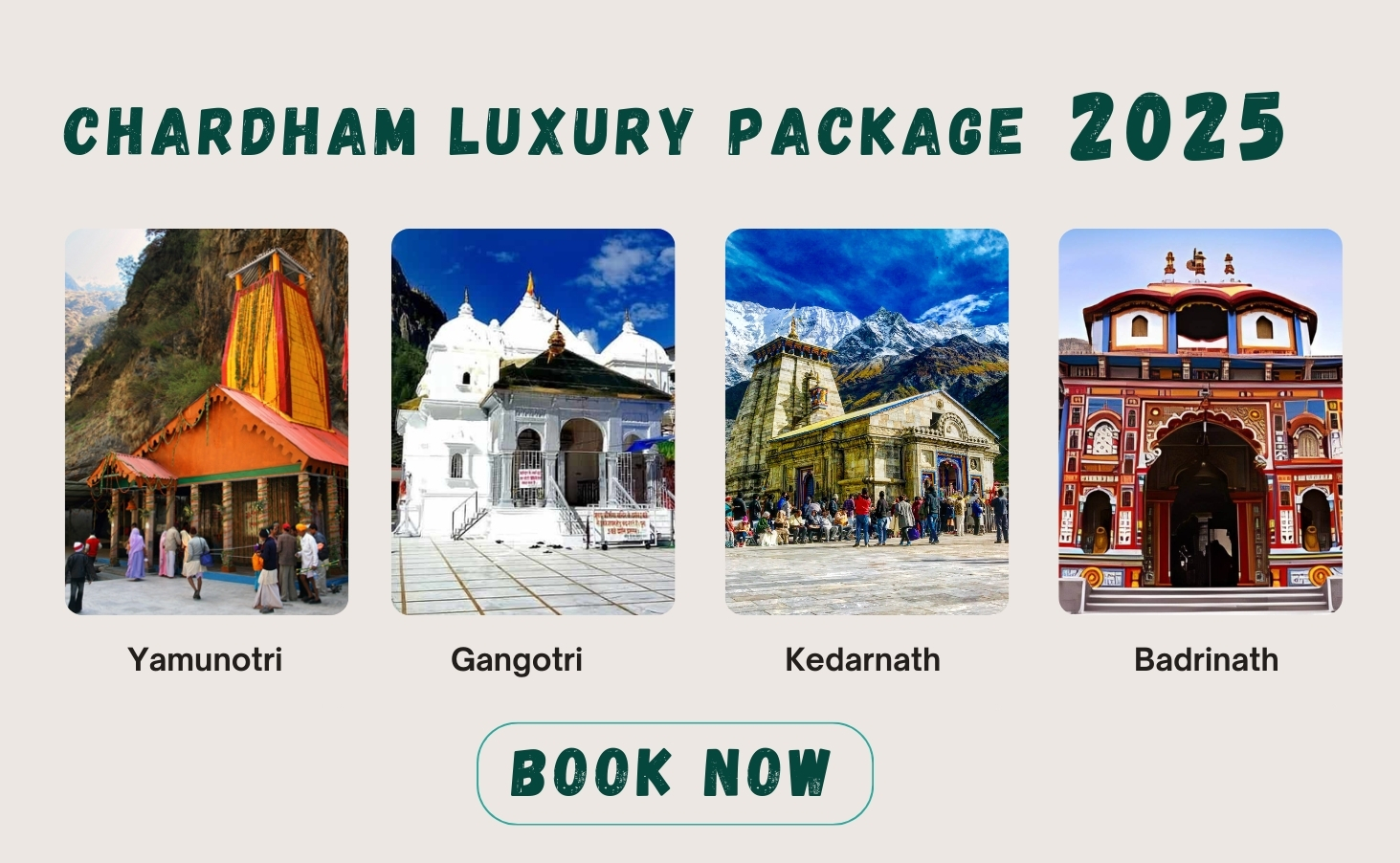 CharDham Luxury Tour Package